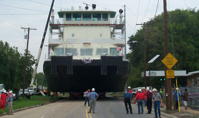 Corp of Engineers riverboat becomes part of planned Interpretive Center at Vicksburg