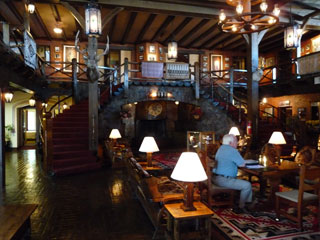 Lobby of Hotel El Rancho