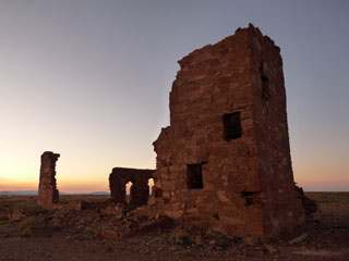 Meteor Crater Observatory Ruins along Route 66