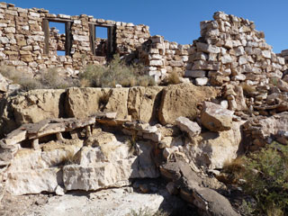 Ruins at Two Guns along Route 66