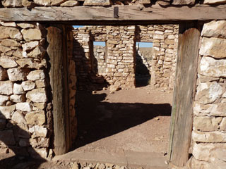 Ruins of Two Guns along Route 66