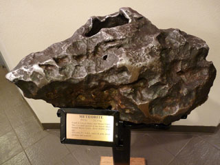 Meteor fragment from nearby Meteor Crater