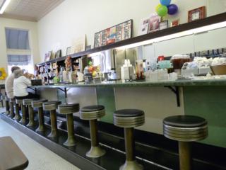 Highland Park Pharmacy soda fountain in Dallas