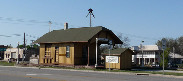 Train depot in Bertram, Texas