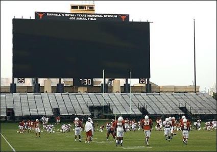 University of Texas - home of the largest HD video display in the world