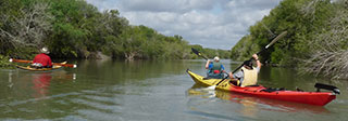 Kayaking on the Nueces River