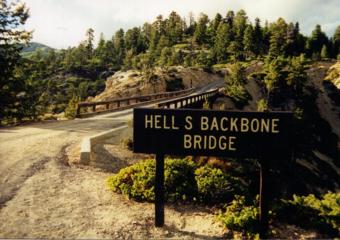 Hell's Backbone Bridge