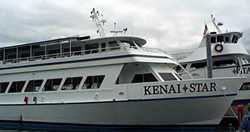 Our ship for our day tour, the Kenai Star.