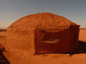 Stay in a Hogan B&B just outside Antelope Canyon.