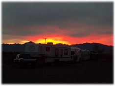 Another perfect sunset at Quartzsite