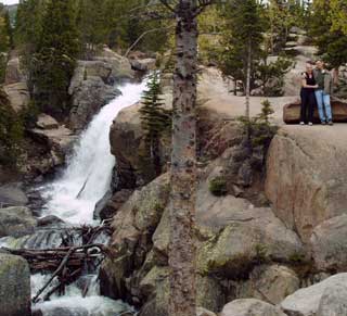 The beautiful Albert Falls just outside of Denver