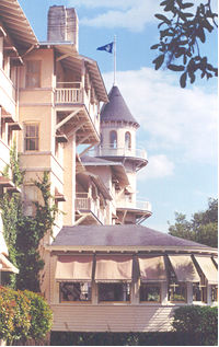 The Jekyll Island Clubhouse, now fully restored as a hotel resort.