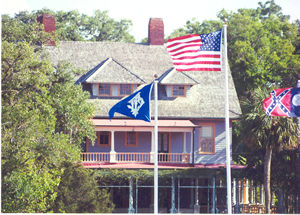 Indian Mound, a mansion built in 1892 for J.D. Rockefeller.