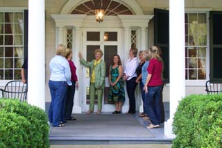 Front entrance of Linden B&B