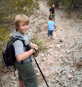 Hiking along the Long Canyon trail