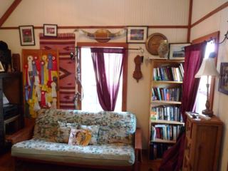 Interior living room at Michelle's Log Cabin