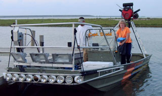 Flounder Gigging along the Corpus Christi coast with Captain Dave