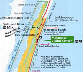 Detail map of area courtesy of NPS.