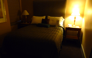 Our Magnolia Hotel suite bedroom in Dallas