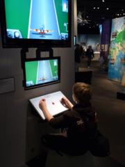 Interactive display at the recent Texas Aviation exhibit