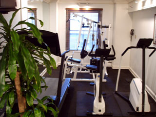 Side view in Fitness Center showing some of the exercise equipment available for use during your stay