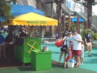 Food concessions at Schlitterbahn Waterpark,New Braunfels,Texas