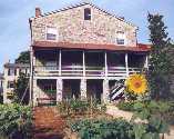 Rear of Stonewall Jackson's house in Lexington, Virginia 