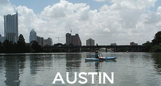 Austin, the Texas state capital, home to the Highland Lakes, SXSW, and funkyness