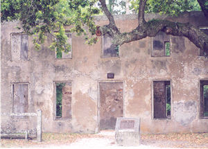 One of the oldest tabby buildings in the state. The duBignon cemetary is nearby.