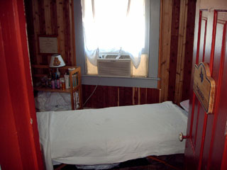 The third floor also includes a dry sauna, with licensed massages available