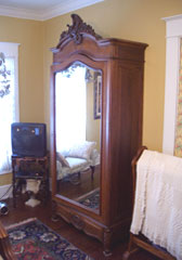 French armoire dating to the 1800s in the Villa