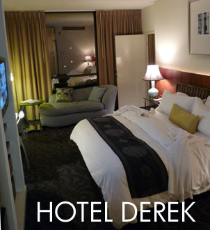 Trendy and stylish rooms at the Hotel Derek, Houston, Texas